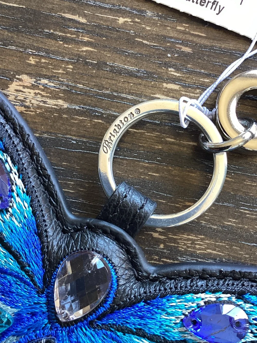 Brighton Sydney Blue Butterfly Handbag Fob